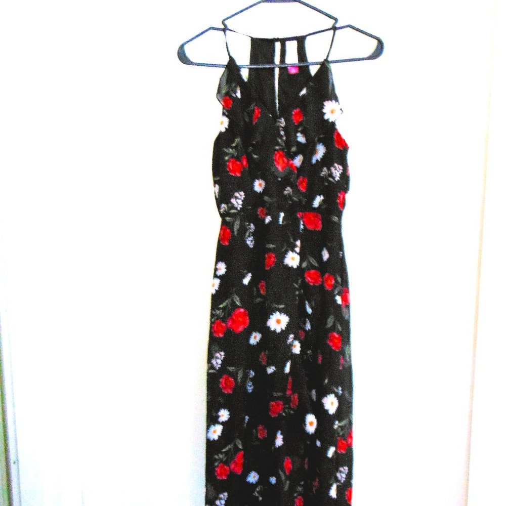 NO BOUNDARIES FAUX WRAP DRESS